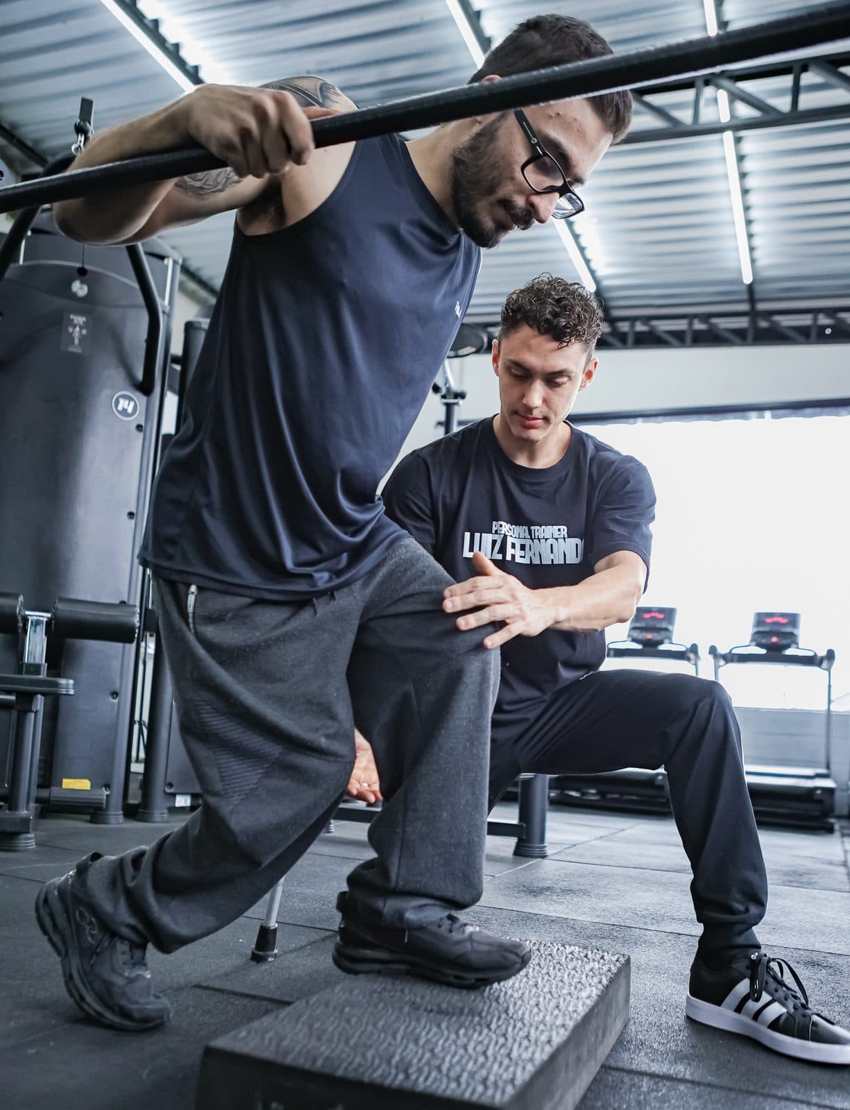 Bastidores do treino com Luiz Fernando